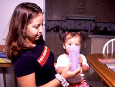 Image of a mother and child